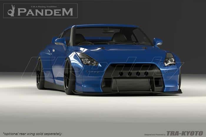 GReddy — GReddy Nissan GTR R35 Version 2 Pandem X Rocket Bunny Rear Under Diffuser - view 3