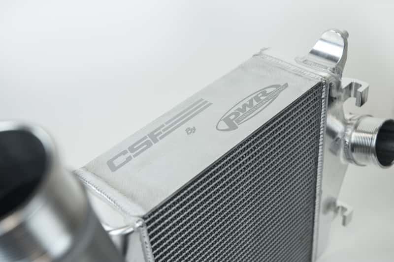 CSF — CSF 2019+ Lamborghini Urus / 2020+ Audi RS Q8 / SQ8 / SQ7 High Performance Intercooler System- Raw
CSF Intercooler - view 3