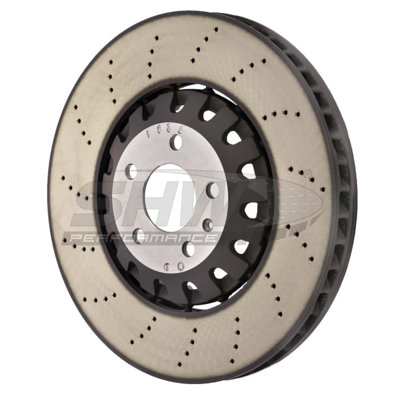 SHW Performance — SHW 18-22 Audi RS5 2.9L Front Smooth Lightweight Brake Rotor (4M0615301AM) - view 2