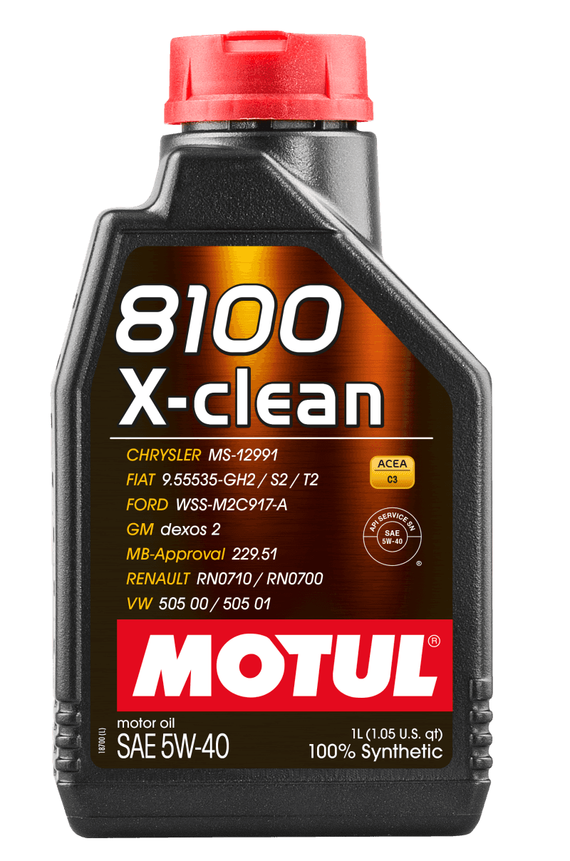 Motul — Motul 1L Synthetic Engine Oil 8100 5W40 X-CLEAN C3 -505 01-502 00-505 00-LL04 - view 3