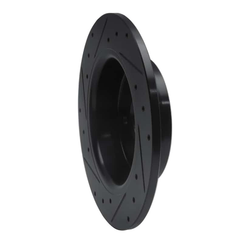 R1 Concepts — R1 00-06 BMW X5 Rear Right Drilled & Slotted Black Brake Rotor
R1 Brake Rotor Drill - view 4