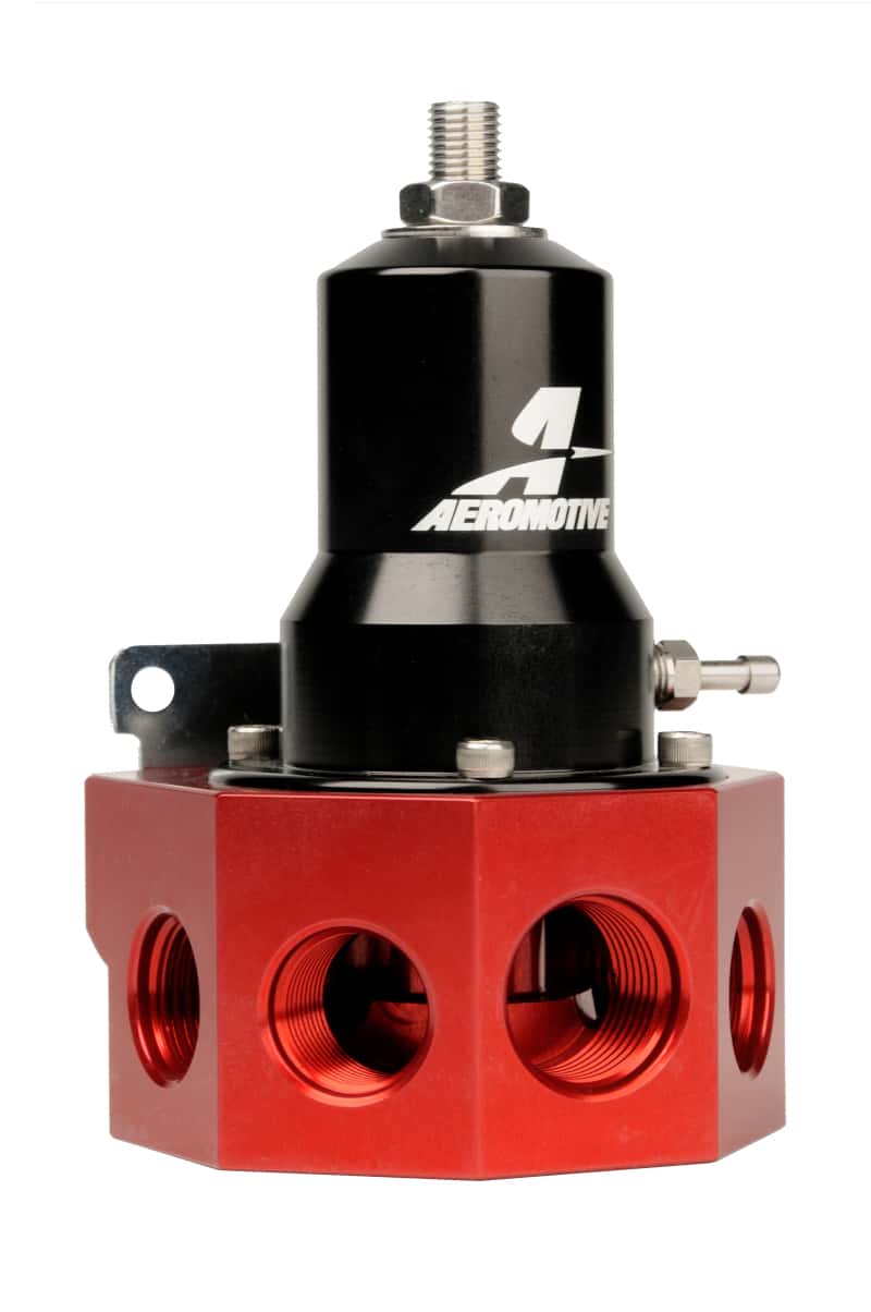 Aeromotive — Aeromotive Regulator - 30-120 PSI - .500 Valve - 4x AN-08 and AN-10 inlets / AN-10 Bypass
Regulator - view 1
