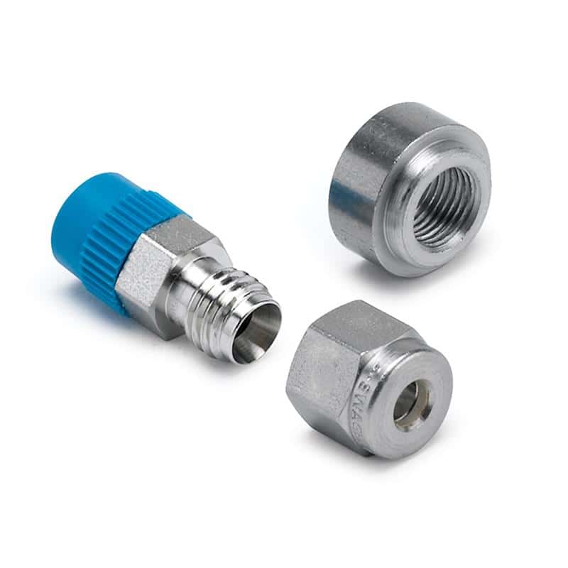 AutoMeter — Autometer 3/16in Compression - 1/8in NPT Connector Fitting and Mating 1/8in NPT Weld Fitting
FIT COMP 3/16x1/8NPT - view 2
