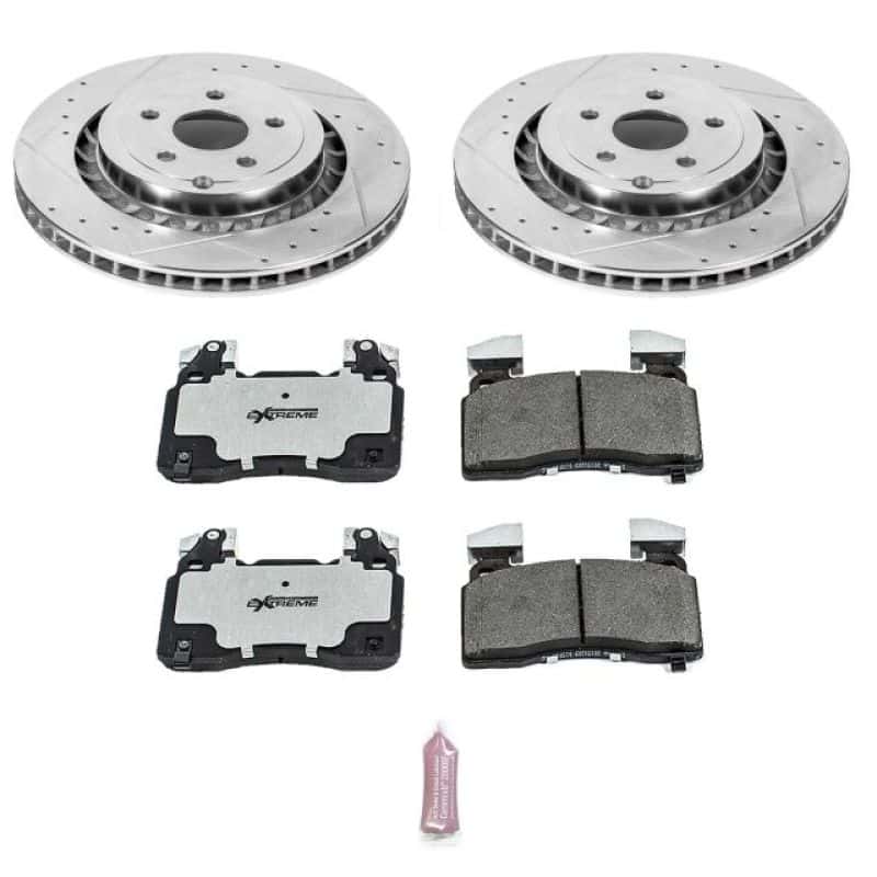 PowerStop — Power Stop 14-17 Chevrolet SS Front Z26 Street Warrior Brake Kit - view 1