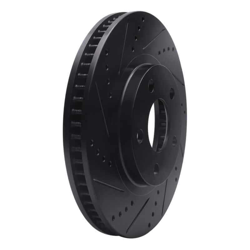 R1 Concepts — R1 97-05 Buick Park Avenue Front Left Drilled & Slotted Black Brake Rotor
R1 Brake Rotor Drill - view 2