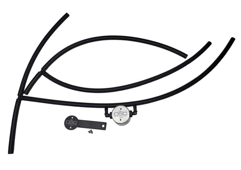 J&L — J&L 16-24 Nissan Titan 5.6L Passenger Side Oil Separator 3.0 - Clear Anodized
Oil Separator - view 1