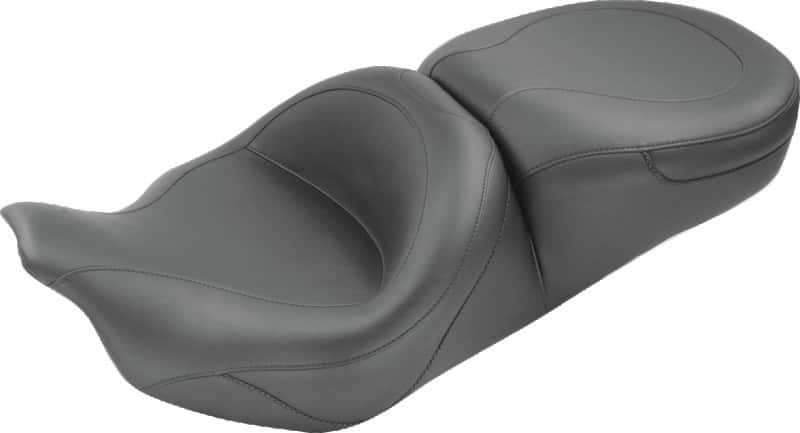 Mustang Motorcycle — Mustang 08-21 Harley Electra Glide Std, Rd Glide, Rd King, Street Glide Touring 1PC Seat - Black - view 1