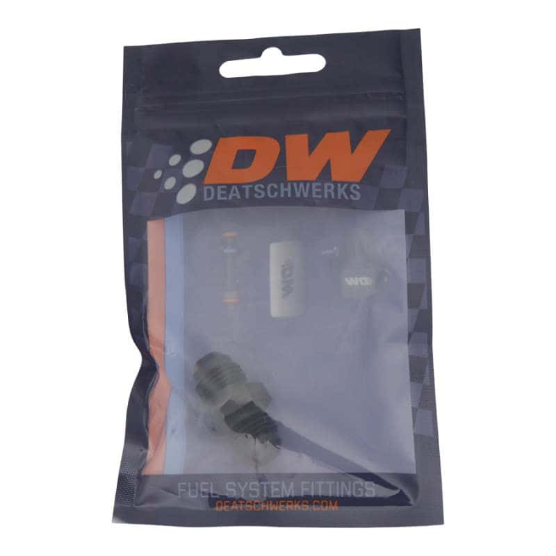 DeatschWerks — DeatschWerks 6AN Male Flare to 6AN Male Flare Coupler - Anodized Matte Black
Lines & Fittings - view 2