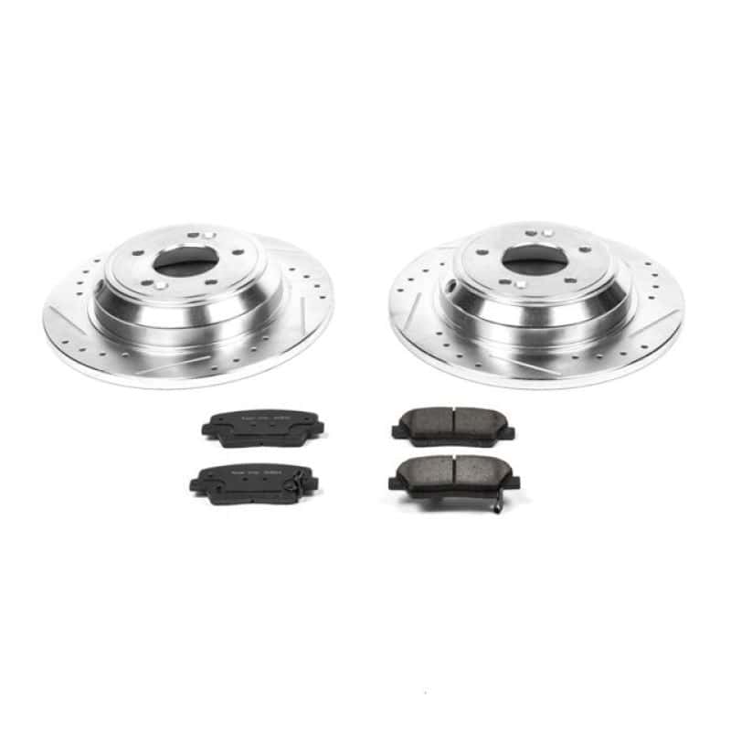 PowerStop — Power Stop 2009 Hyundai Genesis Rear Z23 Evolution Sport Brake Kit - view 1