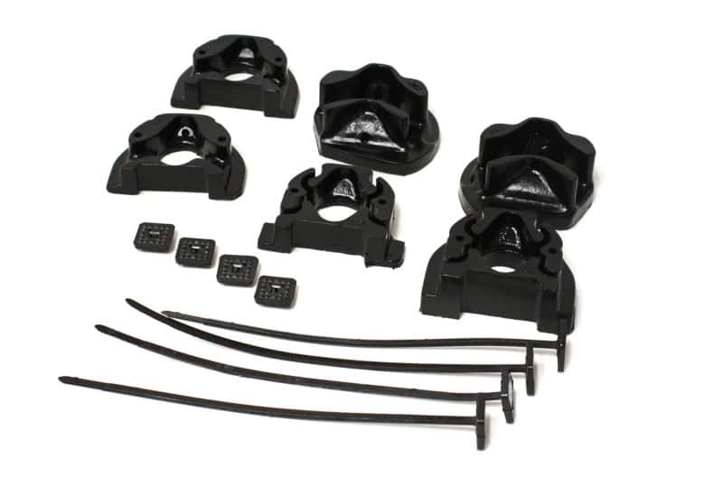 Energy Suspension — Energy Suspension 92-00 Honda Civic (Except 99-00 Si) / 93-97 Del Sol Black Motor Mount Inserts (Man
Motor Mount - view 3