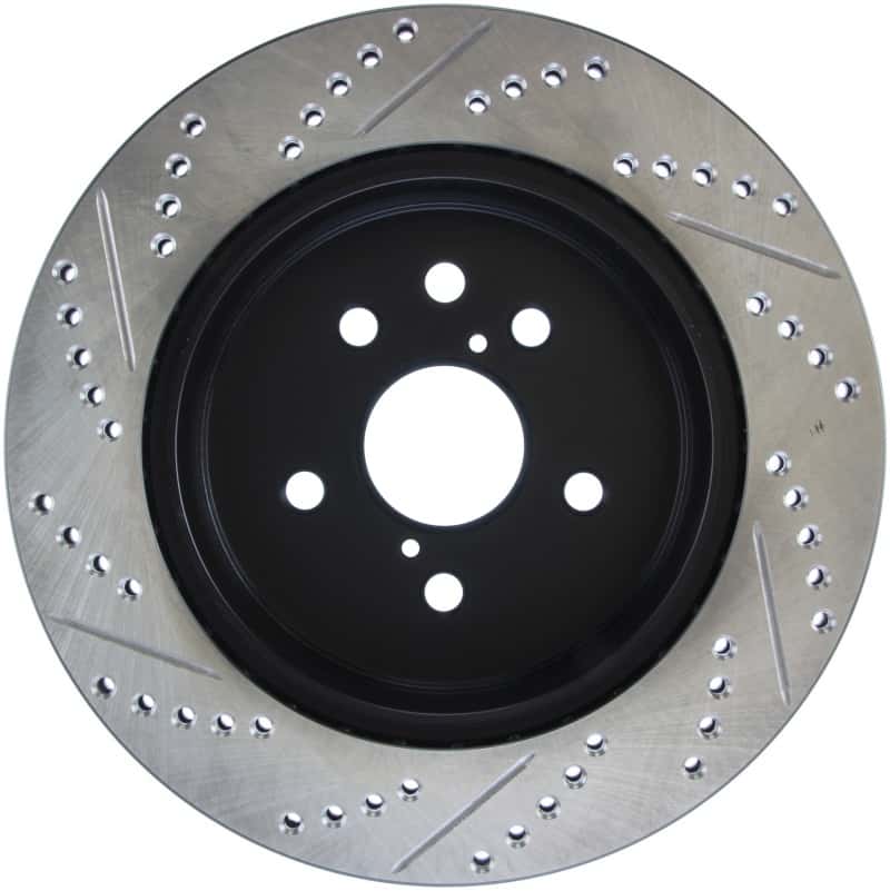 Stoptech — StopTech Power Slot 06-11 Lexus GS Series / 06-12 IS350 Rear Left Drilled & Slotted Rotor
Disc Brake Rotor
Slot/Drill Rotor - view 2