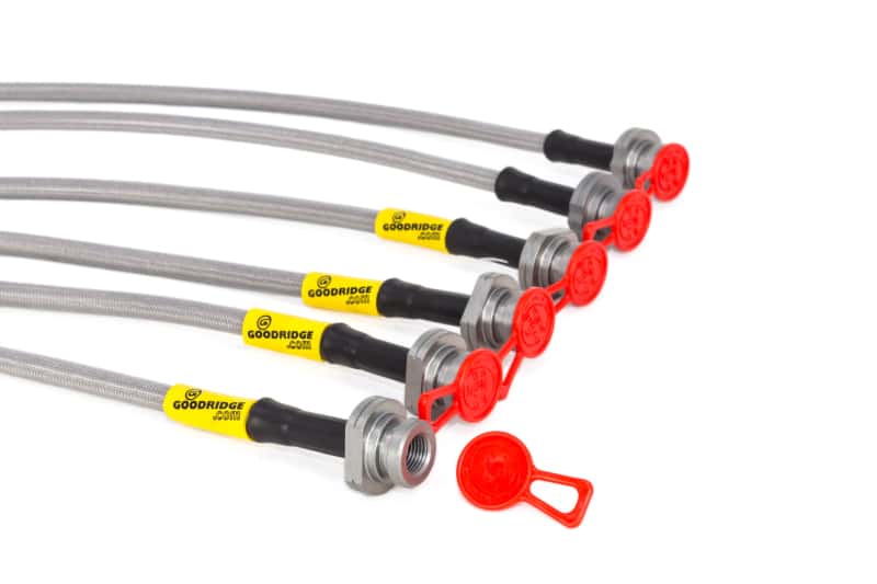 Goodridge — Goodridge 11-15 Nissan Juke (FWD) SS Brake Lines Kit
Brake Hose Kit - view 3