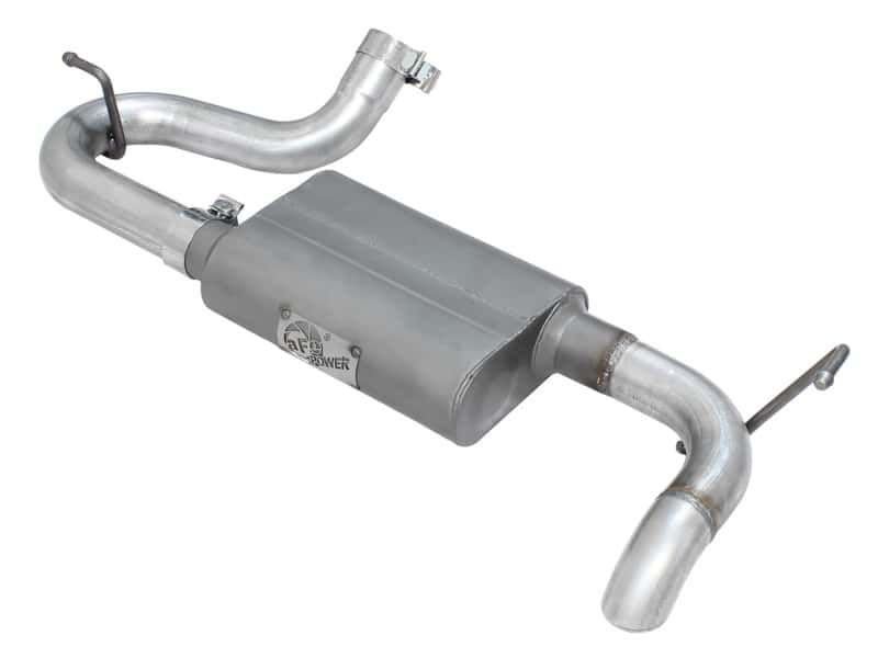 aFe — aFe Scorpion Exhaust System Axle Back Aluminized Hi-Tuck 07-17 Jeep Wrangler JK V6 3.6/3.8L
Axle-Back Exhaust - view 1