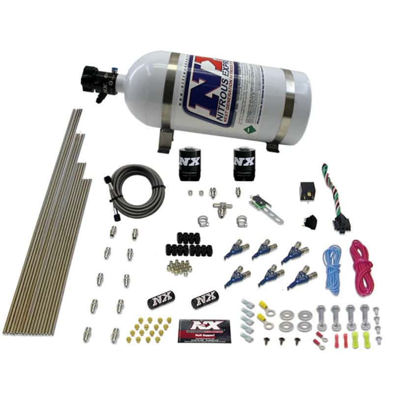 Nitrous Express — Nitrous Express V6AN Gasoline EFI Nitrous Kit (150-375HP) w/10lb Bottle
Injection System Kit
N2OSys - view 3