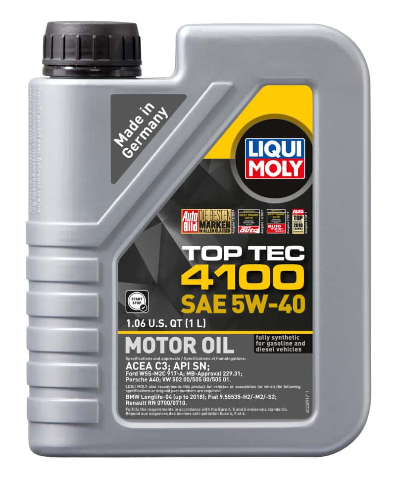 LIQUI MOLY — LIQUI MOLY 1L Top Tec 4100 Motor Oil SAE 5W40 - view 1