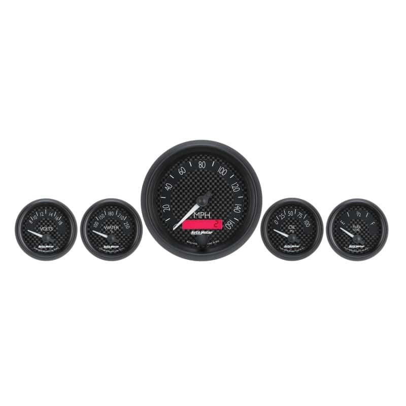 AutoMeter — Autometer GT Series 5 Piece Kit (8016, 8027, 8037, 8088, 8092)
GT SERIES 5 PC KIT ( - view 2