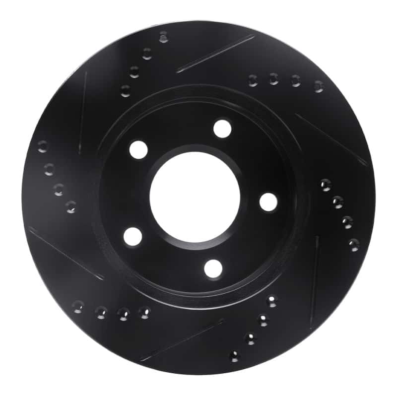 R1 Concepts — R1 83-96 Buick LeSabre Front Right Drilled & Slotted Black Brake Rotor
R1 Brake Rotor Drill - view 5