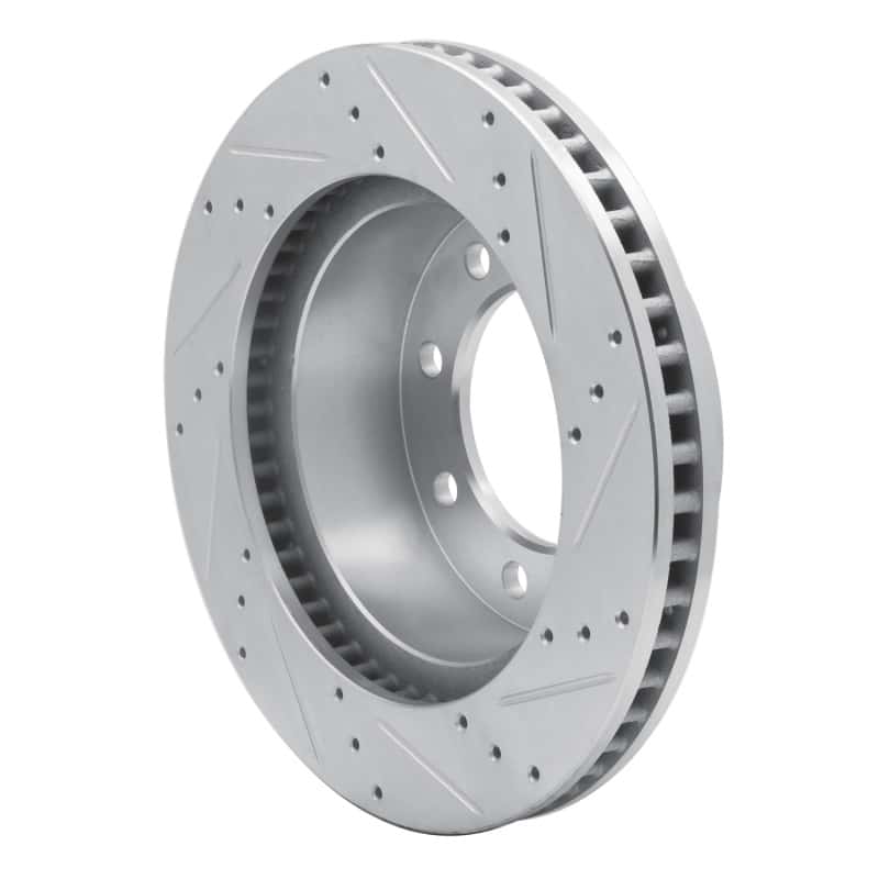 R1 Concepts — R1 03-08 Dodge Ram 2500 Front Left Drilled & Slotted Silver Brake Rotor
R1 Brake Rotor Drill - view 4