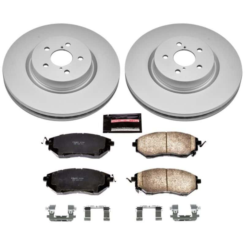 PowerStop — Power Stop 14-18 Subaru Forester Front Z17 Evolution Geomet Coated Brake Kit - view 1