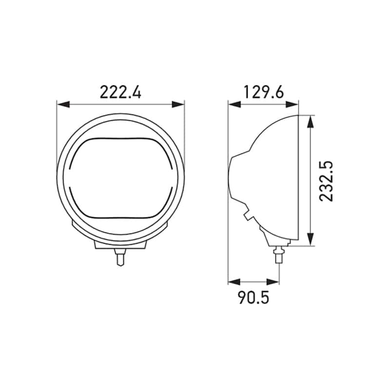 Hella — Hella Rallye 4000 LED Driving Lamp Pencil Beam
HdLtAssembly - view 6