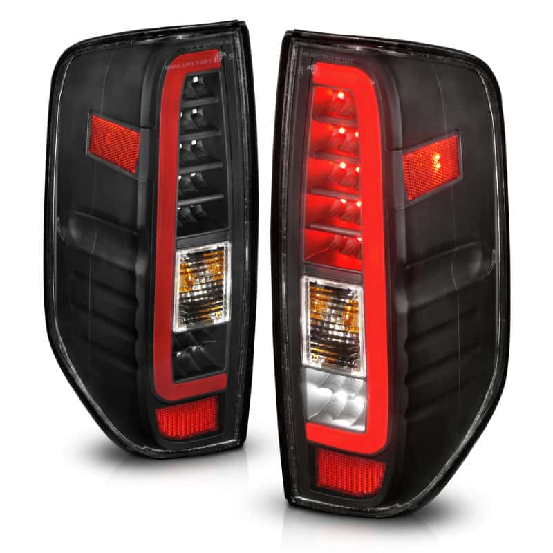 ANZO — ANZO 2005-2021 Nissan Frontier LED Taillights Black Housing/Clear Lens - view 8