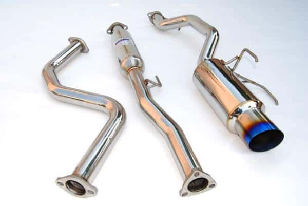 Invidia — Invidia 92-99 Honda Civic EX/SI Models Only Coupe 60mm (101mm tip) Titanium Tip Cat-Back Exhaust - view 1