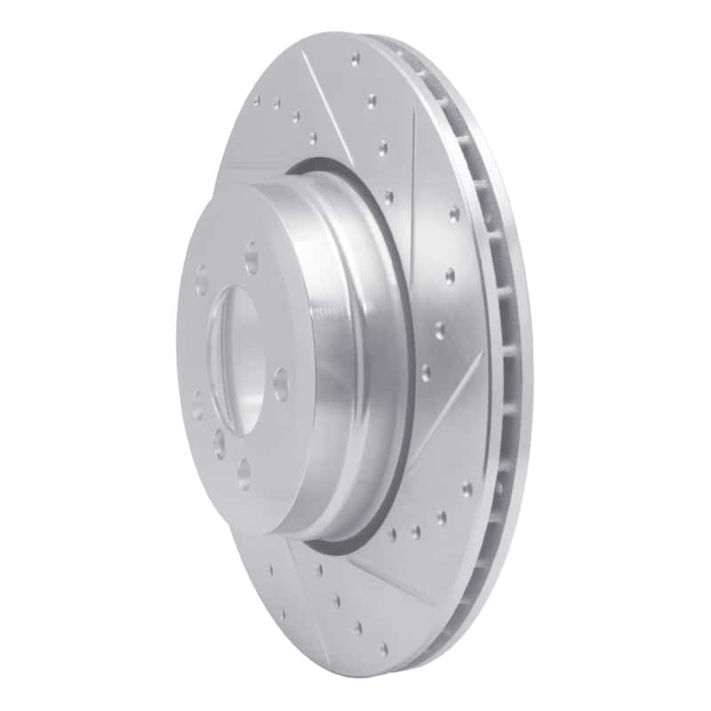 R1 Concepts — R1 05-08 BMW 750LI Rear Right Drilled & Slotted Silver Brake Rotor
R1 Brake Rotor Drill - view 2