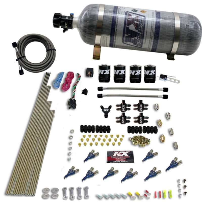 Nitrous Express — Nitrous Express 8 Cyl Alcohol Nitrous Kit (250-550HP) w/Composite Bottle
Injection System Kit
N2OSys - view 1