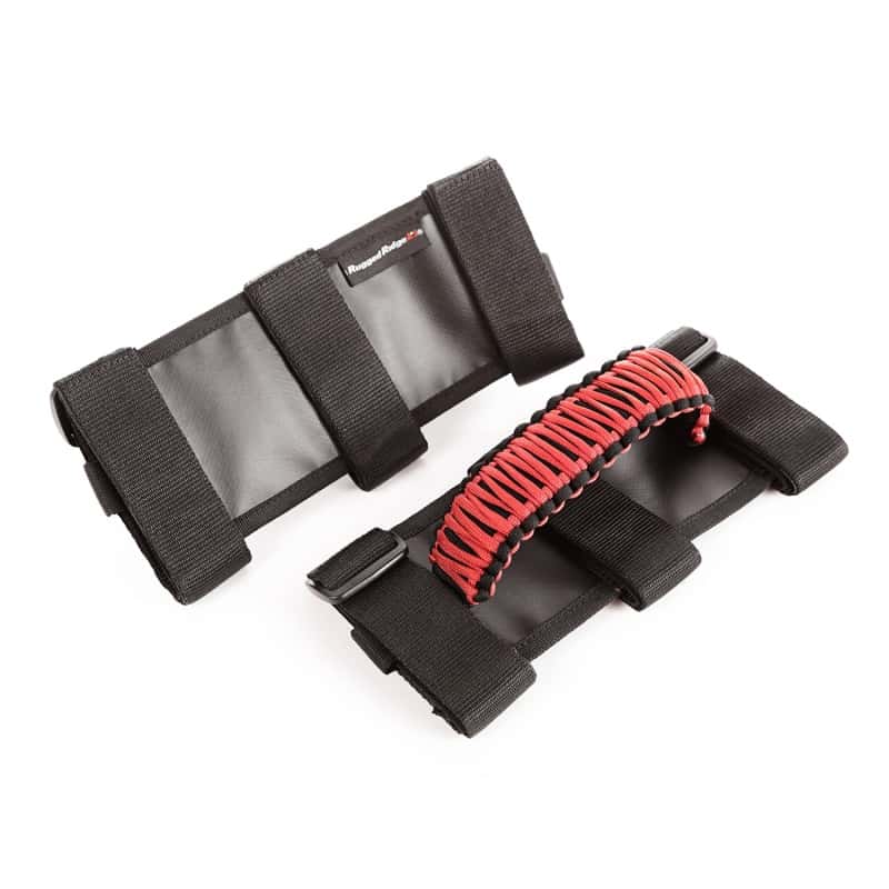 Rugged Ridge — Rugged Ridge Paracord Grab Handles Red/Black Pair
Interior Grab Bar
OFFROAD_INTERIOR - view 3