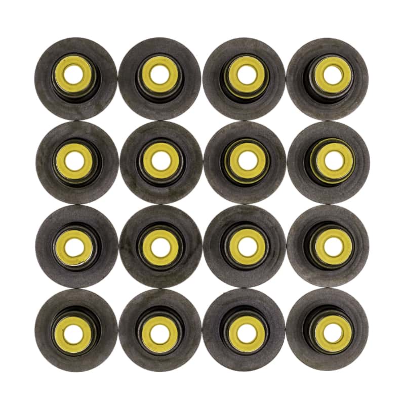 Cometic Gasket — Cometic .265in x .500in x .635in x 1.126in Metal Jacket Valve Stem Seal - Yellow - 16 Pack
Valve Stem Seal Pack - view 2