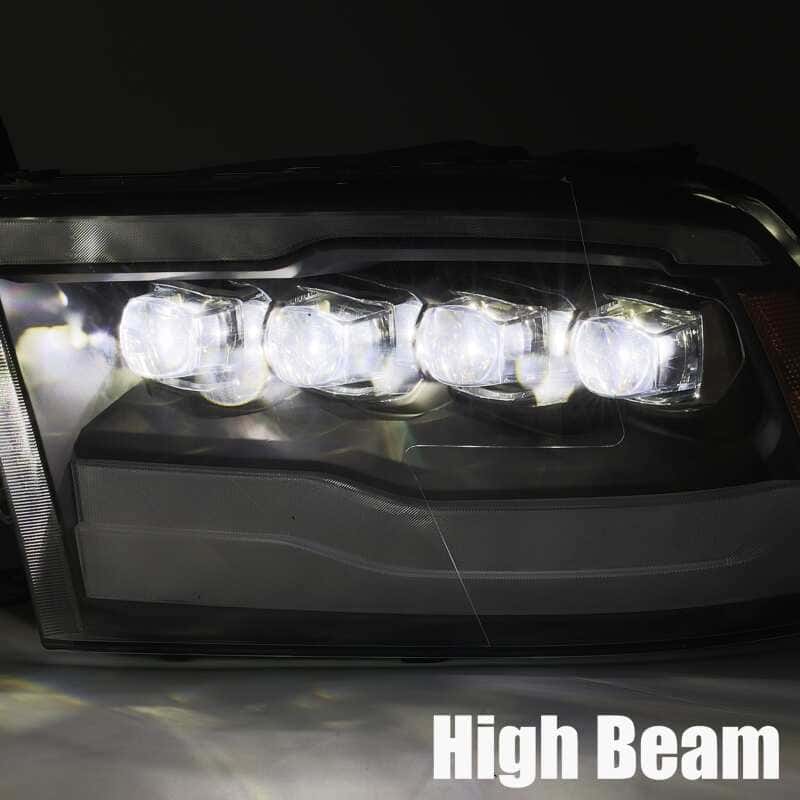 AlphaRex — AlphaRex 09-18 Dodge Ram 1500HD NOVA LED Projector Headlights Plank Style Design Chrome w/DRL
Projector Headlights - view 5