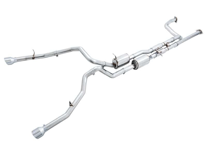 AWE Tuning — AWE Tuning 2021 RAM 1500 TRX 0FG Cat-Back Exhaust - Chrome Silver Tips
0FG Catback - view 1