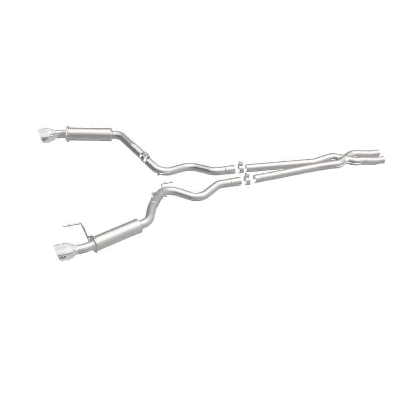 Magnaflow — MagnaFlow Cat Back, SS, 2.5in, Competition, Dual Split Polished 4.5in Tips 2015 Ford Mustang V6 3.7L
Cat-Back - view 7