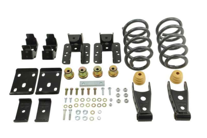 Belltech — Belltech LOWERING KIT 14 Silverado/Sierra Ext/Crew Cab 2WD 3in or 4in Front/4in Rear w/o Shocks
LOWERING KIT - view 2