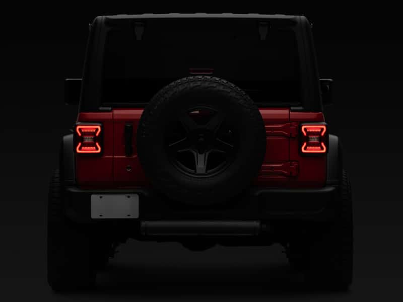 Raxiom — Raxiom 18-22 Jeep Wrangler JL LED Tail Lights- Black Housing - Red Lens
Lights - view 8