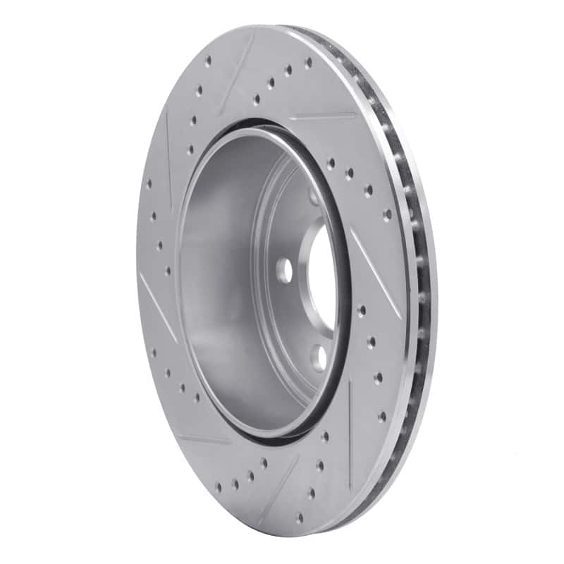 R1 Concepts — R1 05-23 Chrysler 300 Rear Right Drilled & Slotted Silver Brake Rotor
R1 Brake Rotor Drill - view 4