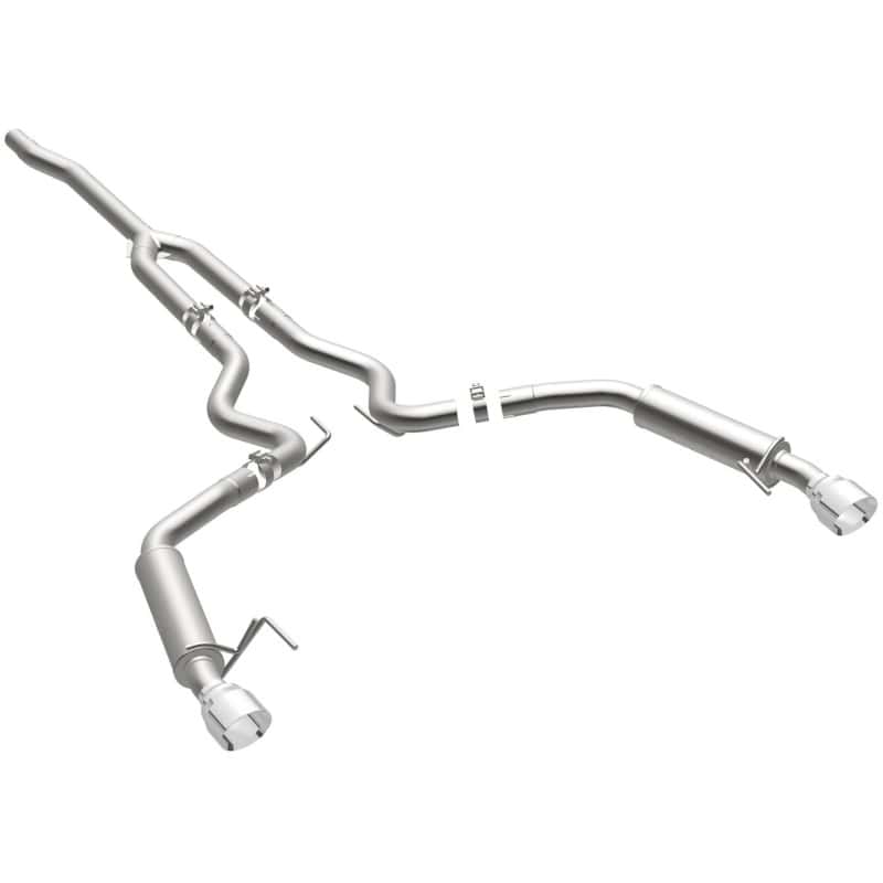 Magnaflow — MagnaFlow Cat-Back 15-16 Ford Mustang 2.3L L4 Competition SS 3in Dual Split Rear 4.5in Black Tips
Cat-Back - view 30