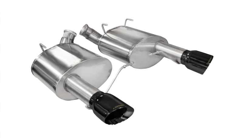 CORSA Performance — Corsa 2011-2014 Ford Mustang GT/Boss 302 5.0L V8 Black Sport Axle-Back Exhaust
Exhaust - view 4