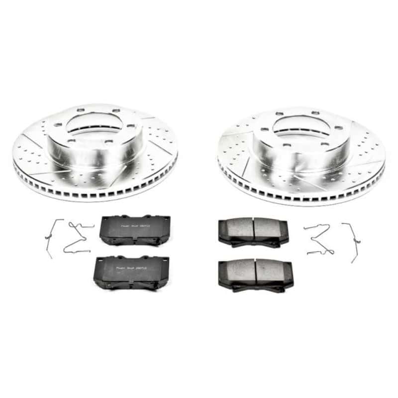 PowerStop — Power Stop 01-02 Toyota Sequoia Front Z23 Evolution Sport Brake Kit - view 1