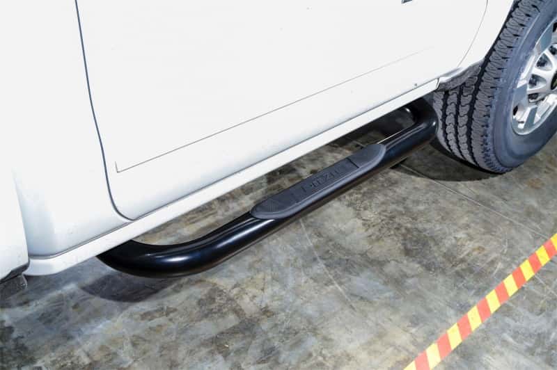Dee Zee — Dee Zee 02-09 Dodge Ram Tubes - 3In Round Black Steel QuadCab
Nerf/Step Bar - view 6