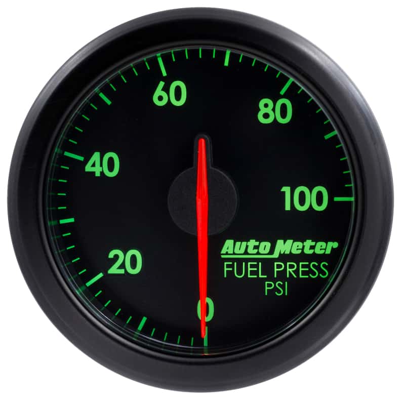 AutoMeter — Autometer Airdrive 2-1/6in Fuel Pressure Gauge 0-100 PSI - Black
GA 2" FUELP ARDRV BK - view 10