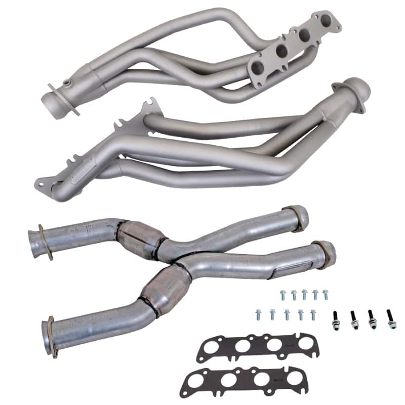 BBK — BBK 86-04 Ford Mustang Coyote Swap 1-3/4in Long Tube Headers w/High Flow Catted X-Pipe (Ti Ceramic)
Exhaust Header
Exhaust Kit - view 1