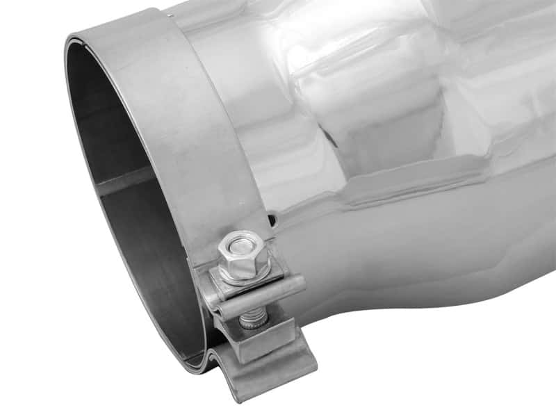 aFe — aFe Diesel Exhaust Tip Bolt On Black 5in Inlet x 7in Outlet x 12in - Right
Exhaust Tip Polished - view 4