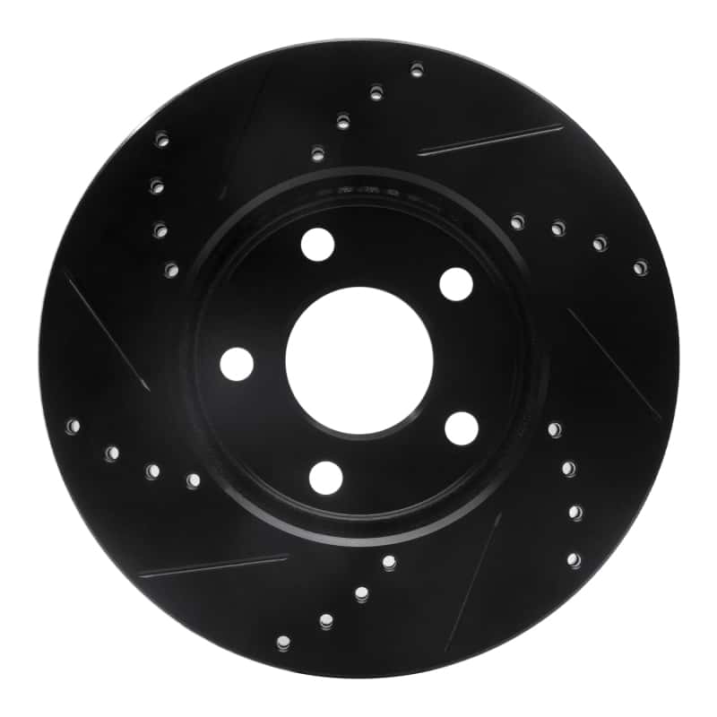 R1 Concepts — R1 06-11 Chevrolet HHR Front Right Drilled & Slotted Black Brake Rotor
R1 Brake Rotor Drill - view 5