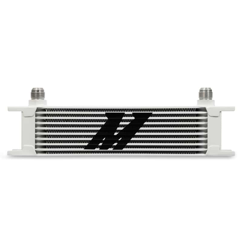 Mishimoto — Mishimoto Universal 10 Row Oil Cooler - White - view 1