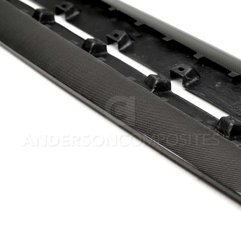 Anderson Composites — Anderson Composites 2015-2017 Ford Mustang GT350 Style Rocker Panel Splitter - view 3