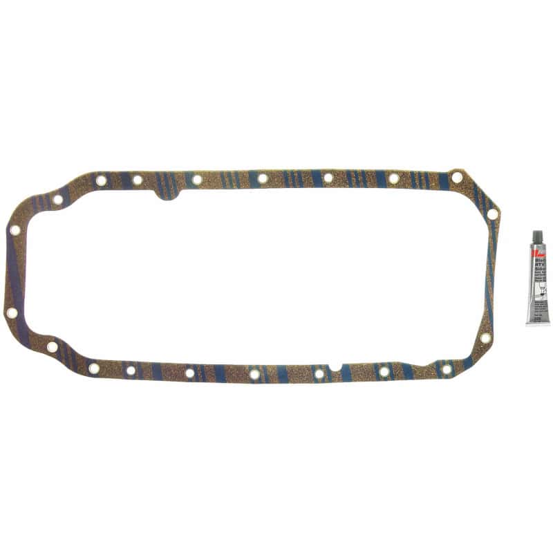 Fel-Pro — Fel-Pro Cadillac Eldorado OS 30513 C Engine Oil Pan Gasket Set Blue Stripe cork-rubber - view 1