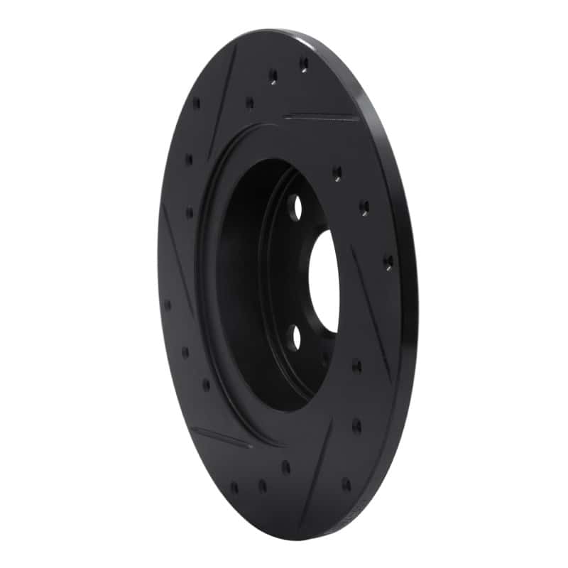 R1 Concepts — R1 87-89 Toyota MR2 Rear Right Drilled & Slotted Black Brake Rotor
R1 Brake Rotor Drill - view 4