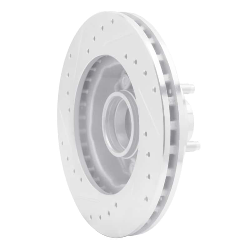 R1 Concepts — R1 98-02 Ford Ranger (USA/Canada) Front Right Drilled & Slotted Silver Brake Rotor
R1 Brake Rotor Drill - view 4