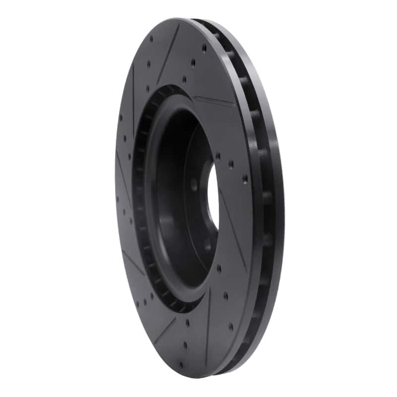 R1 Concepts — R1 06-17 Land Rover Discovery (Latin America) Front Right Drilled & Slotted Black Brake Rotor
R1 Brake Rotor Drill - view 4